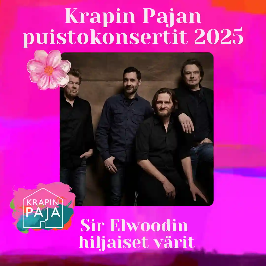 Suvi Teräsniska esiintyy Krapin Puistokonsertissa kesällä 2025