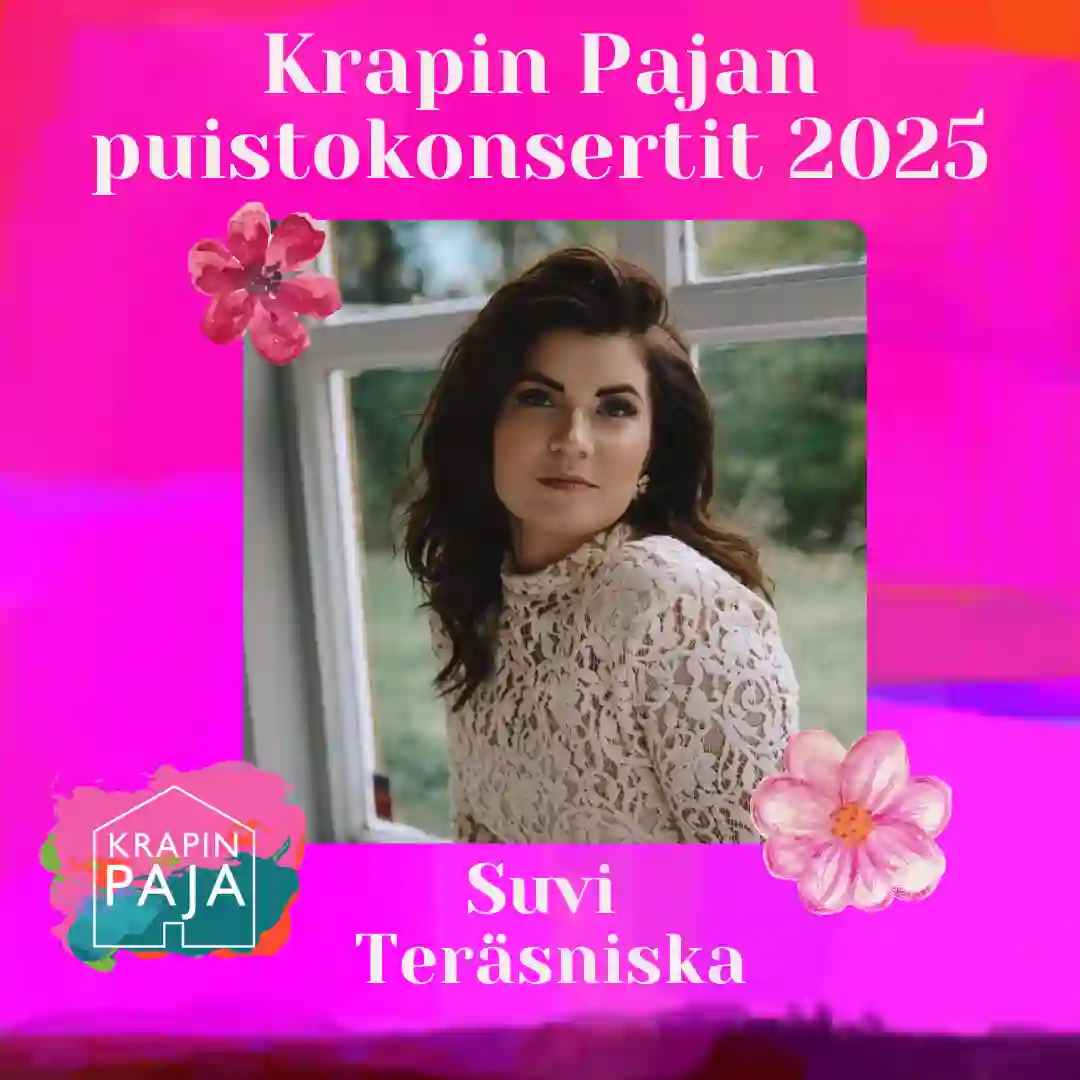 Erja Lyytinen esiintyy Krapin Puistokonsertissa kesällä 2025