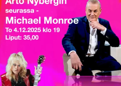 Arto Nybergin seurassa – Michael Monroe