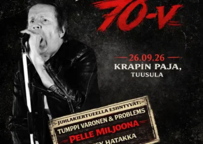 Tumppi Varonen 70v. -juhlakeikka