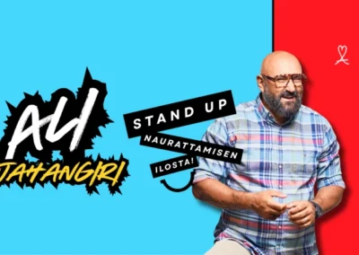 Ali Jahangiri: Naurattamisen ilosta – Stand Up Show