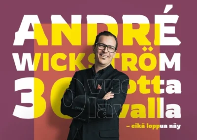 André Wickström 30 vuotta lavalla – eikä loppua näy!