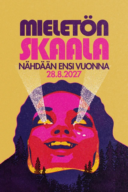 Mieletön skaala-festivaali Krapin tapahtumapihalla elokuussa 2026